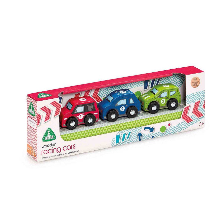 Juguetes Primera Infancia Y Preescolar Early Learning Centre | Early Learning Centre Coches De Carreras De Madera