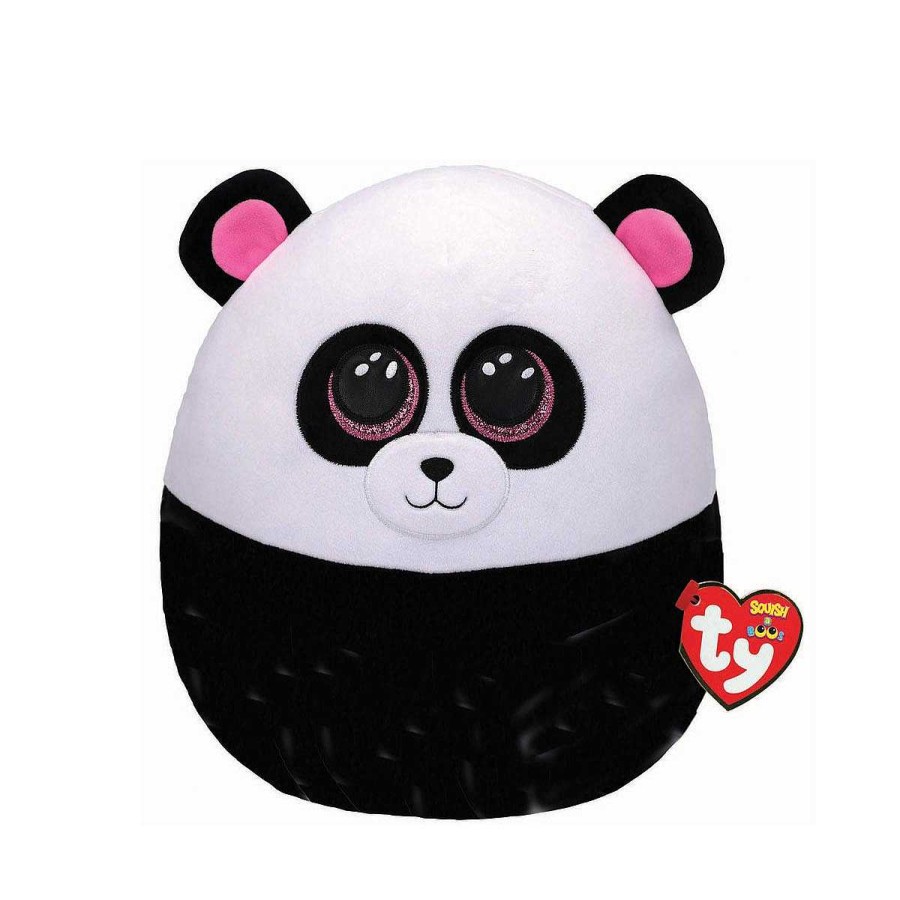 Peluches Y Mascotas TY | Ty Squish-A-Boos Peluche De 35 Cm - Bamboo El Oso Panda