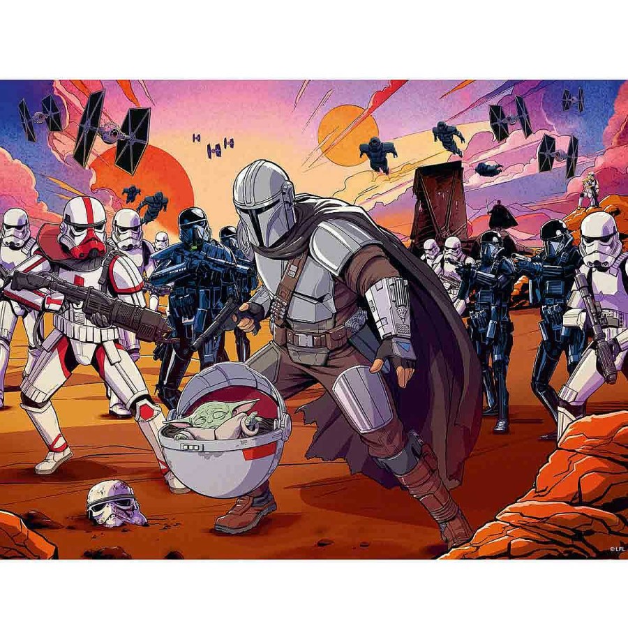 Puzles RAVENSBURGER | Ravensburger Star Wars The Mandalorian Puzzle Xxl