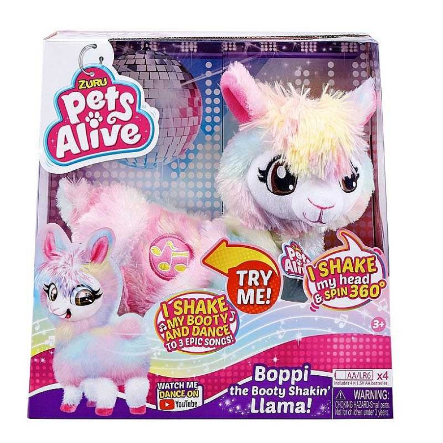 Peluches Y Mascotas ZURU | Pets Alive - Boppi La Llama Nuevo Modelo